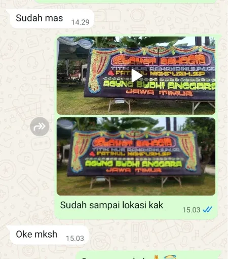 Pengiriman Papan Bunga Asmorobangun Puncu