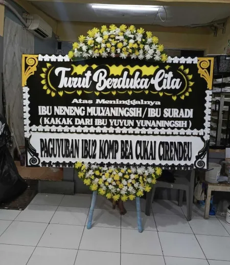 Papan Bunga Duka Asmorobangun Puncu